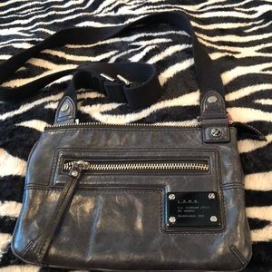 Lamb leather crossbody